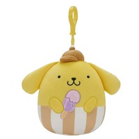 Squishmallow Pompompurin 3,5 Zoll Clip-On PlüSch Mit Eiscreme, Hello Kitty