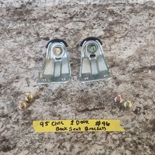 92-95 Honda Civic Coupe Rear Seat Mounting Brackets With Hardware