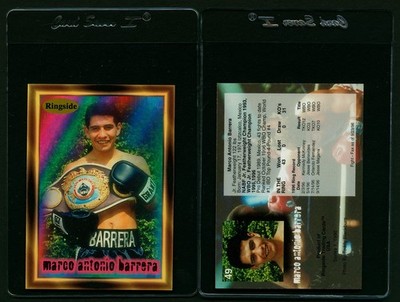 MARCO ANTONIO BARRERA - 1996 Ringside Boxing Card #49 HOF'er Rookie Card LEGEND