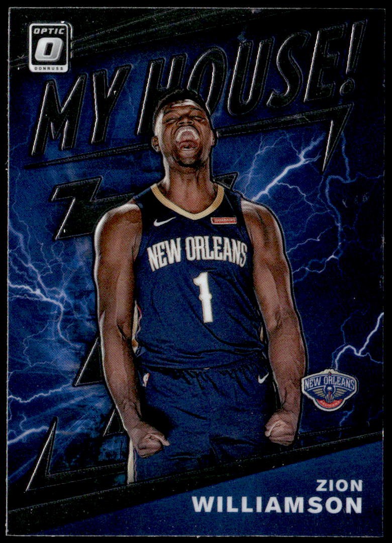 2019-20 Clearly Donruss #7 Zion Williamson My House Rookie E1