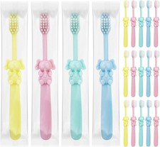 200 pcs Disposable Kids Toothbrushes Bulk Individually Wrapped Toothbrushes,K