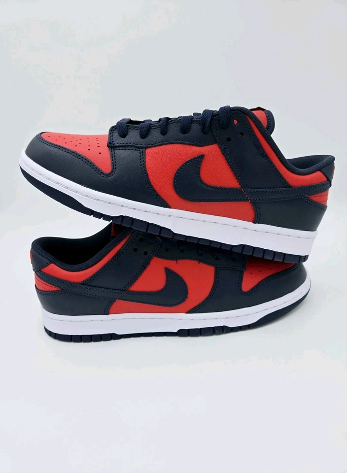 Zapatos para hombre NIKE Dunk Low Retro rojo universitario/obsidiana-blanco DV0833-601.   #82 Foto 2 de 4