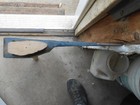 NICE BRANDED HEWING AXE-NOT SURE OF MAKER HEART OVER TRIANGLE STAMP-WITH HANDLE — photo 8