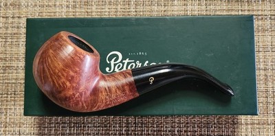 PETERSON Aran XL02 (Bent Tomato), glatt poliert, 9mm Filterbohrung, P-Lip, NEU