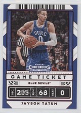 2020 Panini Contenders Draft Picks Variation Game Ticket Red Jayson Tatum #8 0a4
