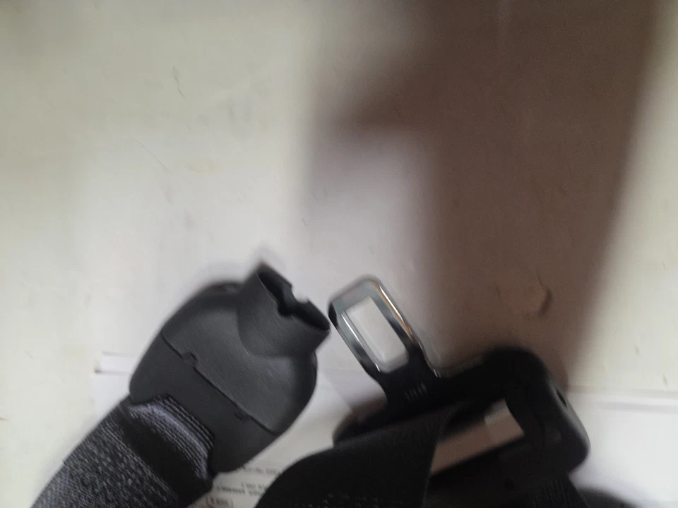 Cinturón de seguridad Explorer 13-15 negro lado del conductor delantero izquierdo LH LF sujeción OEM Ford Foto 4 de 4