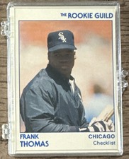 1991 Star Co Frank Thomas Rookie Guild 11 card Chicago White Sox Baseball Set