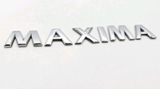 2004-2008 Nissan Maxima Emblem Logo Letters Badge Trunk Rear Chrome Oem 2004-2008 Nissan Maxima Emblem Logo Letters Badge Trunk Rear Chrome Oem