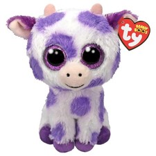 Ty Beanie Boos Lila Kuh, 15 cm OVP NEU