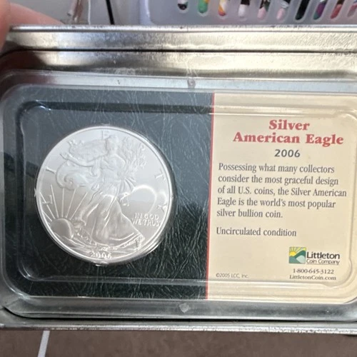 U.S. Mint 2006 American Silver Eagle 1 oz Uncirculated Coin