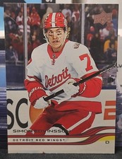 25-26 Upper Deck Simon Edvinsson 🚨🚨🚨 Detroit Red Wings 