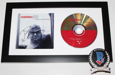ROB THOMAS SIGNED FRAMED MATCHBOX TWENTY YOURSELF OR SOMEONE LIKE YOU CD BAS COA