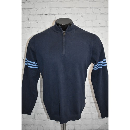 Adidas Golf Sweater Pullover Shirt 1/4 ZIP Mens Size Medium Performance Blue