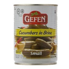 Small Cucumbers In Brine 19 Oz by Gefen