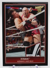 2013 Topps Best of WWE Authentic Shirt Relic Ryback Patch