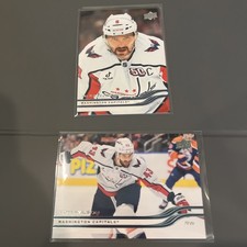 2025-26 Upper Deck Washington Capitals (#441 Alex Ovechkin, #191 Tom Wilson)