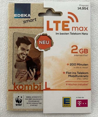 Edeka Smart kombi L - SIM-Karte (inklusive Treueprogramm mit Gratisartikeln)