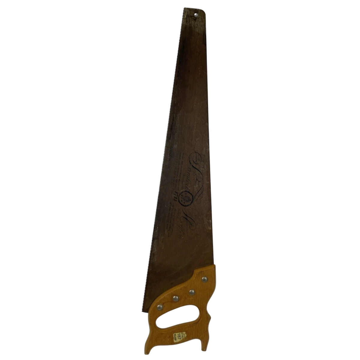 SANDVIK HOGBOO Hand Saw 271 Made in Sweden Wooden Dragon Handle
