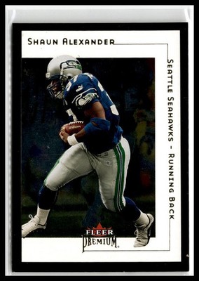 Shaun Alexander 2001 Fleer Premium #62 Seattle Seahawks