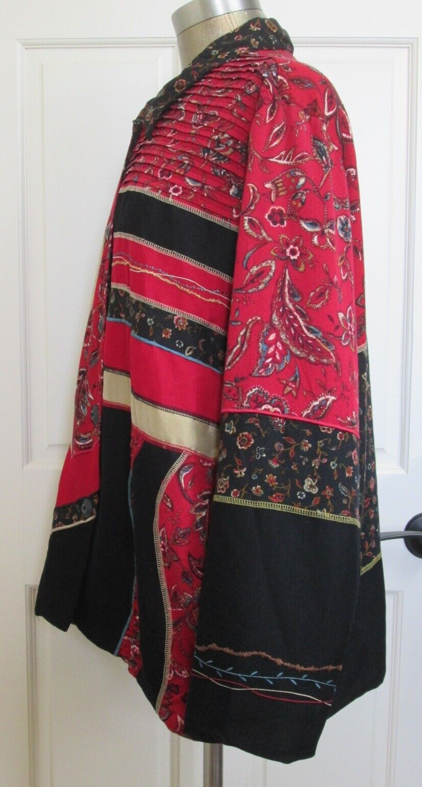 Koret Patchwork Jacket Womens Size 22W Chest 53 R… - image 3