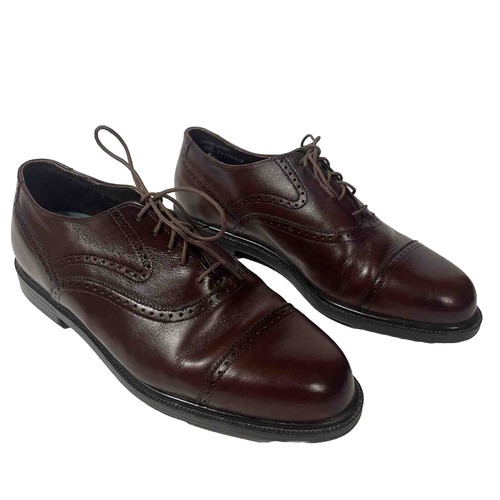 Hush Puppies 1958 Mens Saddle Oxford Shoes 11M Blue Two Tone Leather Suede Retro Hush Puppies 1958 Mens Saddle Oxford Shoes 11M Blue Two Tone  main image 3