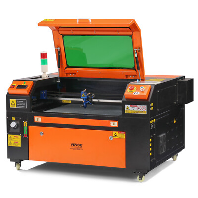 VEVOR 60W CO2 Laser Engraver Cutter 16'' x 24'' Engraving Cutting Machine 19.7 IPS