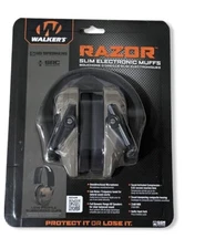 New Walker's Razor Slim Electronic Ear Muffs Low Profile Dark Earth GWP-RSEM-FDE