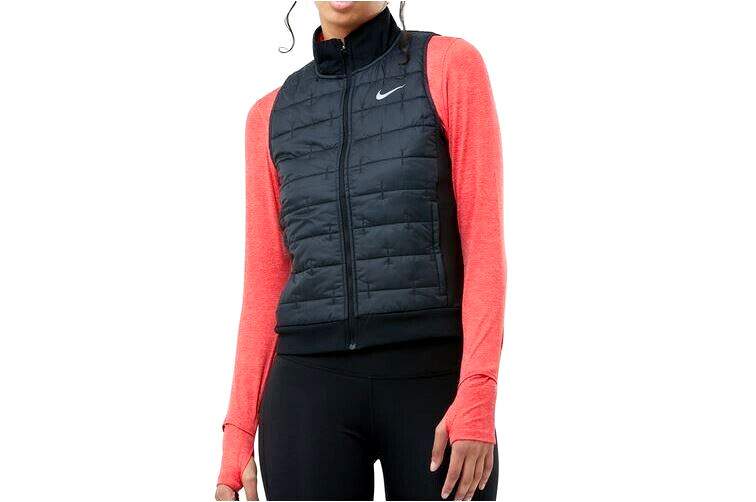 Nike Therma-Fit Running Vest Women's Sz Sm Synthetic Fill Black DD6084-010  NEW | eBay