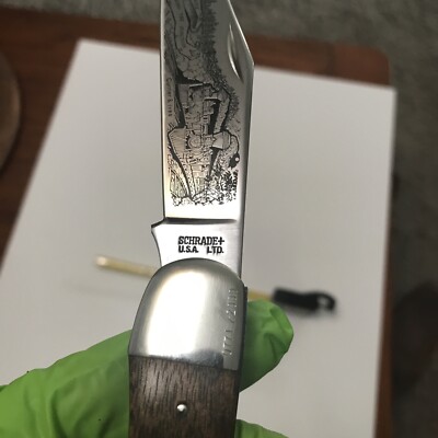Vintage Schrade USA LTD for Sears, Hunter knife Currier&Ives Vintage Schrade USA LTD for Sears, Hunter knife Currier&Ives