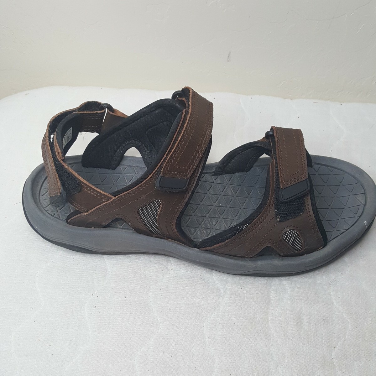 Eddie Bauer Dark Brown Leather Sandals Eddie Bauer Waldport II Men main image 2