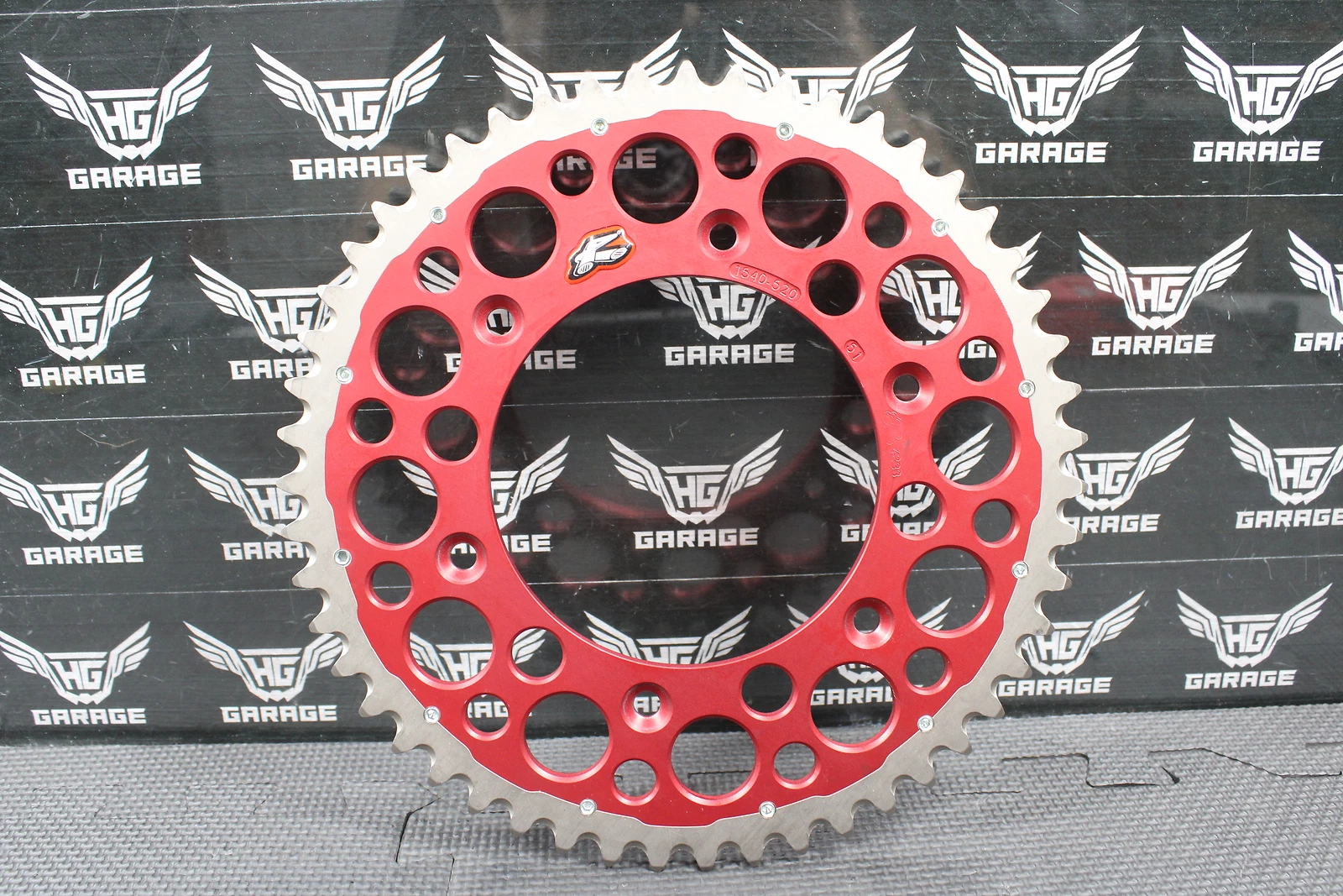 RENTHAL TWINRING REAR SPROCKET 51T RED 1992-2001 HONDA CR500R 1540-520-51RD