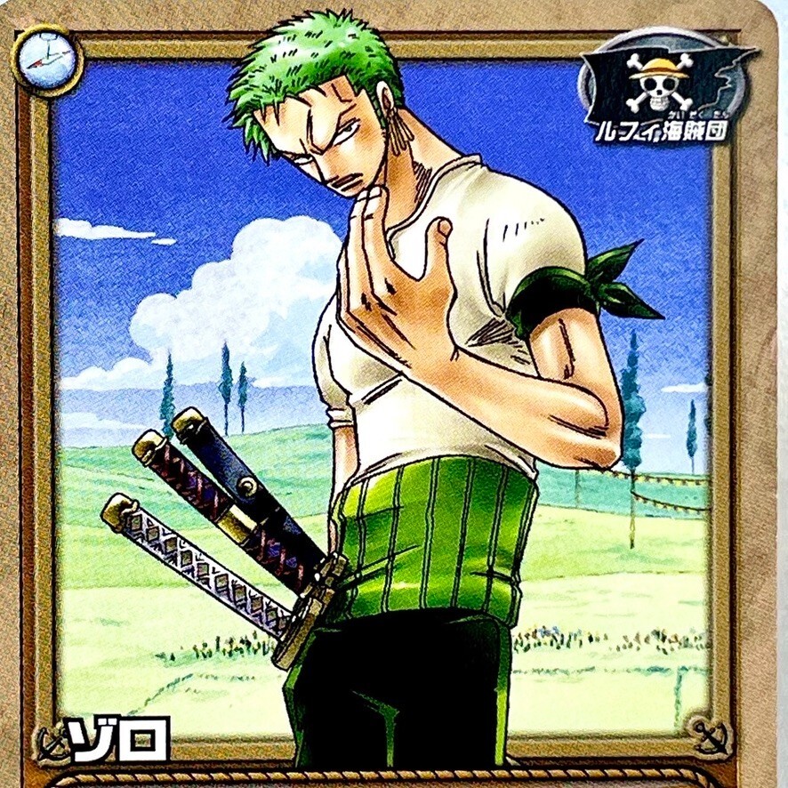 Roronoa Zoro Trading Card One Piece Early Edition 2004 Bandai TCG