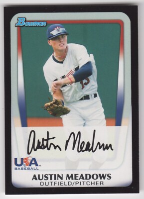 AUSTIN MEADOWS 2011 Bowman Draft TEAM USA ROOKIE #BDPP100