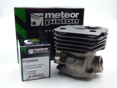 Meteor Kolben Zylinder passend Motorsäge Husqvarna 346 XP 353 45mm