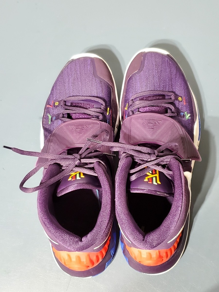 ナイキ カイリー 6 エンライトメントグランド パープル バスケットシューズ Nike Kyrie 6 BG Enlightenment Grd Purple BBALL Shoes Sz 6.5Y