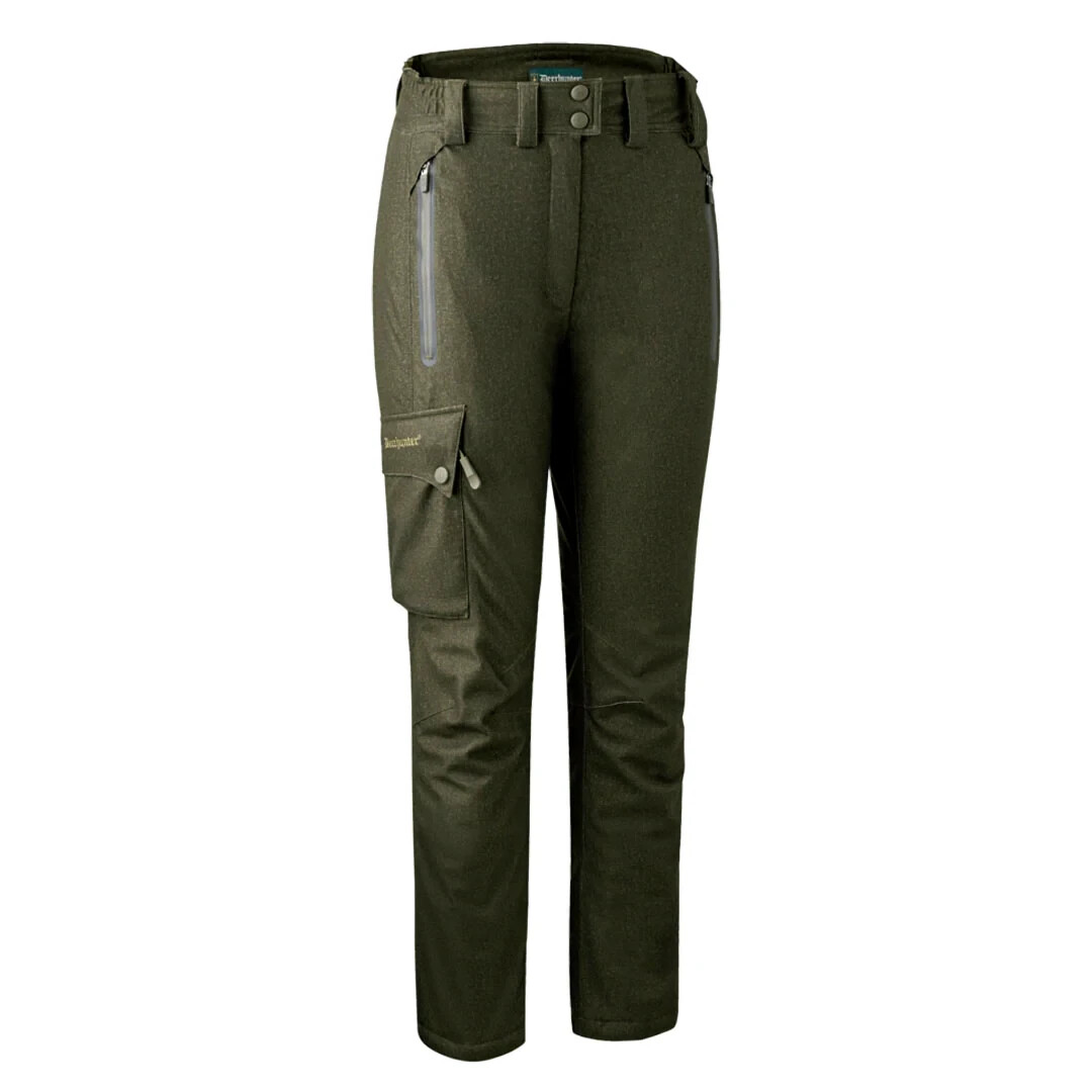 Deerhunter Lady Raven Winter Trousers In Elmwood  - Size 14