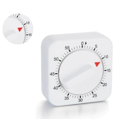 Ei Quadratisch Form Küche Kochen Timer 60 Minuten Countdown Mechanischer Alarm UK