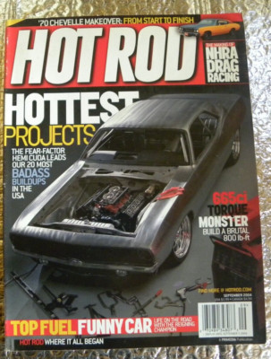 September 2004 Hot Rod Magazine Making of NHRA Drag Racing / Hottest Projects