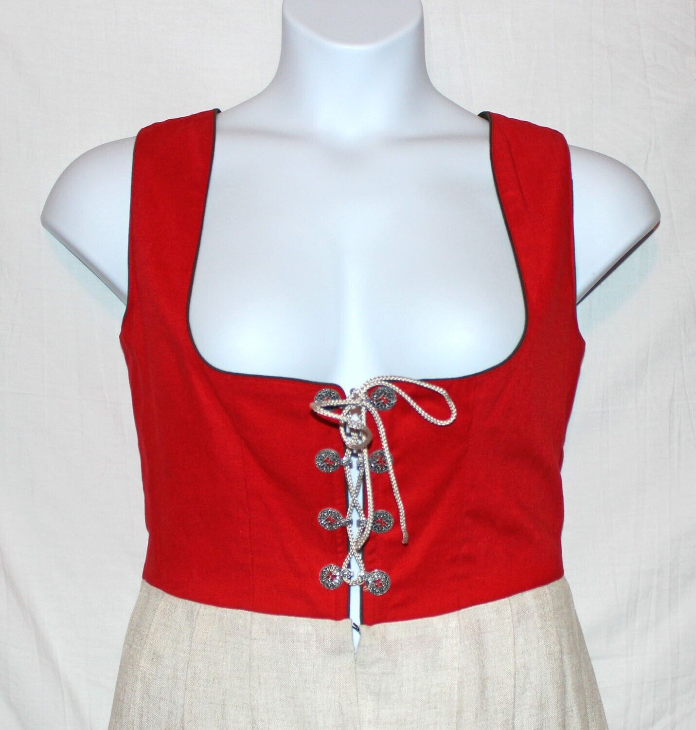 Vtg ROSE-DIRNDL Aus Bayern 46 (L/XL) German Dress… - image 2