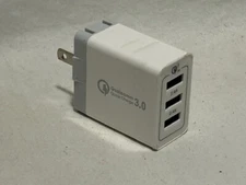 3 Port Fast Quick QC 3.0 USB Hub Wall Charger Power Charge US Plug Adapter