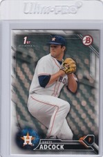 2016 BOWMAN DRAFT 1ST RC BRETT ADCOCK HOUSTON ASTROS FIRST ROOKIE H5595