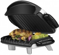 George Foreman Next Generation Grill With Nonstick Removable Plates,silver/black on sale George Foreman Next Generation Grill With Nonstick Removable Plates,silver/black on sale