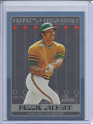 2024 Topps Heritage High Number Reggie Jackson Perfectly Programmed #PP-1