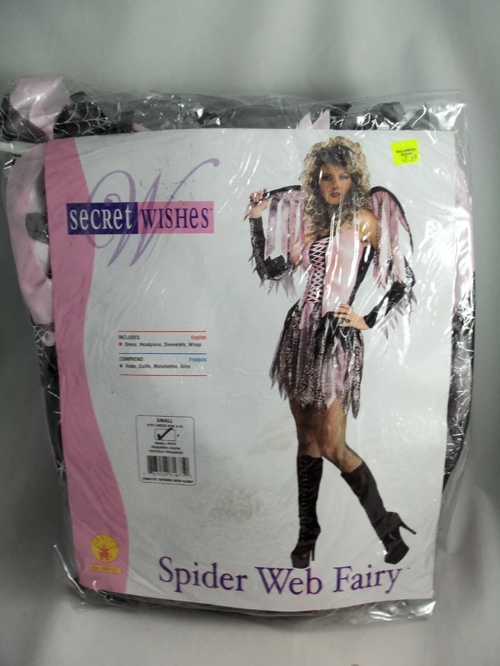 Disfraz de hada telaraña rubíes para mujer - deseos secretos, pequeño rosa/negro - nuevo Foto 2 de 4