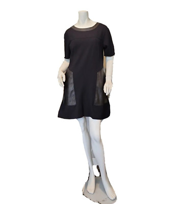 leather look dress with sleeves INTO THE MATRIX FAUX LEATHER LONG SLEEVE MINI DRESS – AKIRA