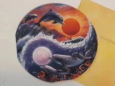 Greeting Card &Env You're EVERYTHING TO ME Leanin' Tree Mystical Dolphins 