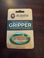 DR. SQUATCH Soap Gripper NEW better grip reusable eco-friendly, For Shower, Bath