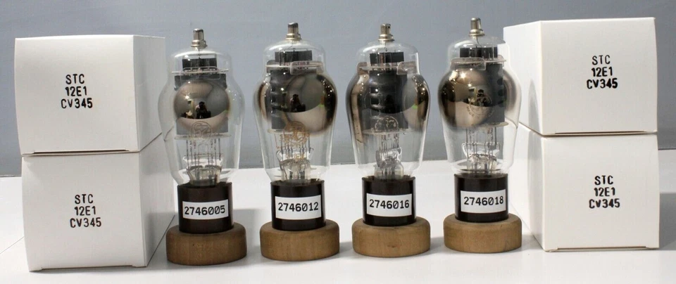 1MQ 12E1 CV345 KT88 STC Base Negra Amplitrex probado #2746005/14/16/18 Foto 2 de 4