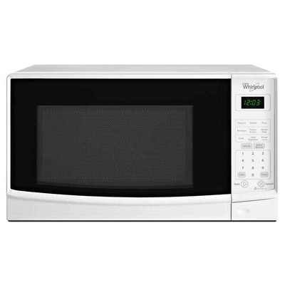 0.7 cu. ft. Countertop Microwave in White with Electronic Touch Controls