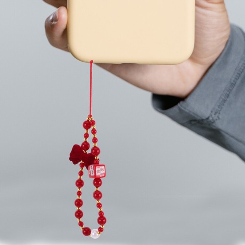 Sangles De Téléphone Portable Bracelet Perlé Lanière Perlée Pour - Zdjęcie 9 z 12